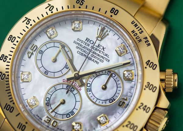 Perpetual Picks: A Pair Of Precious-Metal Rolex Daytonas With Mother-Of-Pearl Dials
