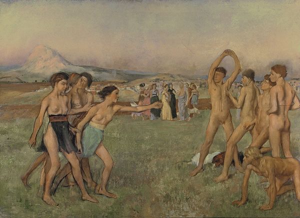 Edgar Degas, Young Spartans Exercising, 1860, National Gallery, London.