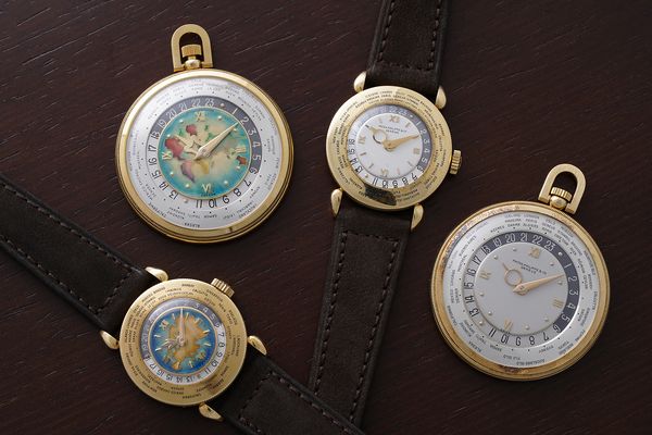 Same, But Different: Two Matching Pairs of Vintage Patek Philippe Worldtimers