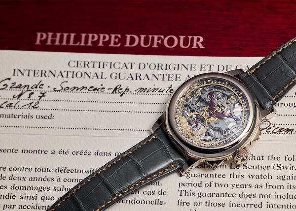 All About Philippe Dufour’s Unique Grande & Petite Sonnerie Wristwatch No. 07