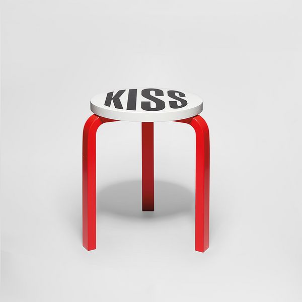 Barbara Kruger, Untitled (Kiss)