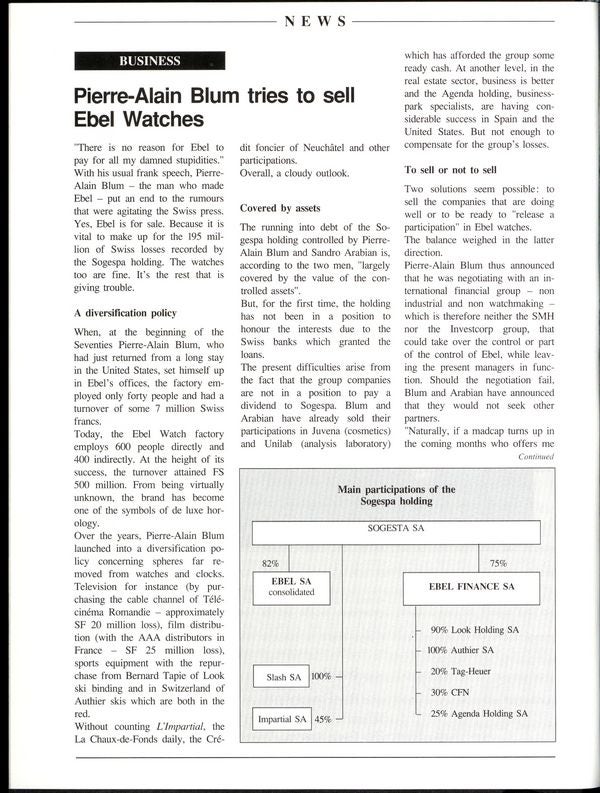 The Fine Print: Ebel Is Back! A Complete Collectors’ Guide To Complicated Ebel Wristwatches Of The Late 20th Century