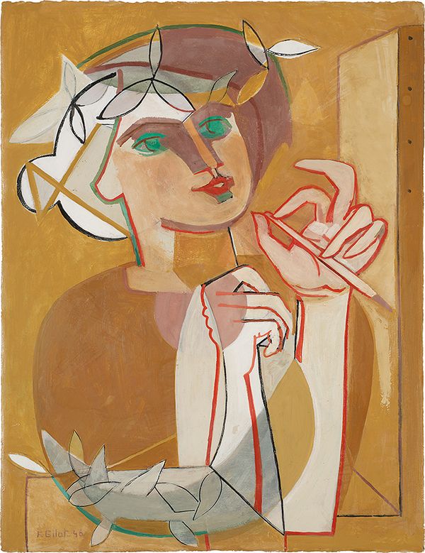 Françoise Gilot, The Painter (Self-Portrait at Work), 1942