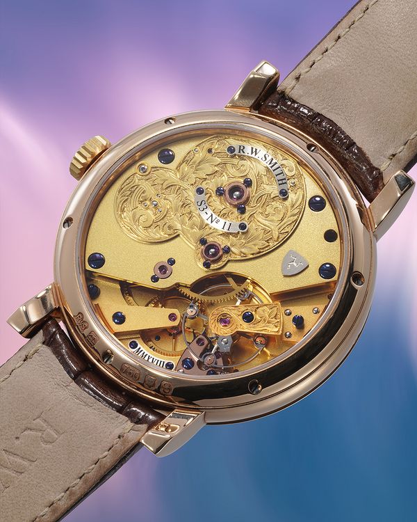A 2019 Roger Smith Series 3 in 18k pink gold that's included in the Phillips Geneva Watch Auction: XXIII.