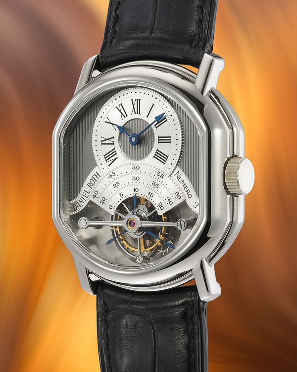 A circa 1989 Daniel Roth Tourbillon Regulateur Double-Face in 18k white gold, sold by Asprey London, included in the Phillips Geneva Watch Auction: XXIII.
