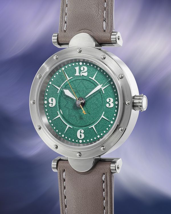 A 2023 Vianney Halter Classic Liberty Limited Edition in titanium that's included in the Phillips Geneva Watch Auction: XXIII.