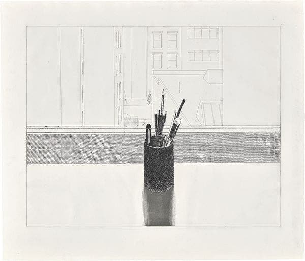 Hockney and Drawing — From Paper to Plate