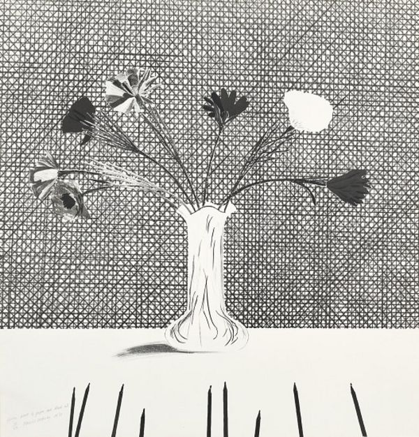 David Hockney’s Intimate, Floral Still-Lifes
