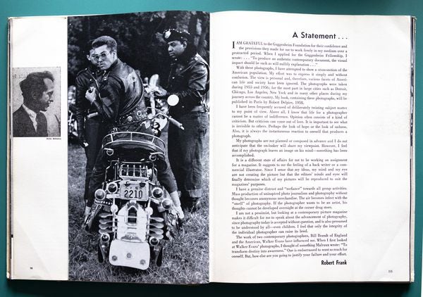 Robert Frank in 'U. S. Camera'