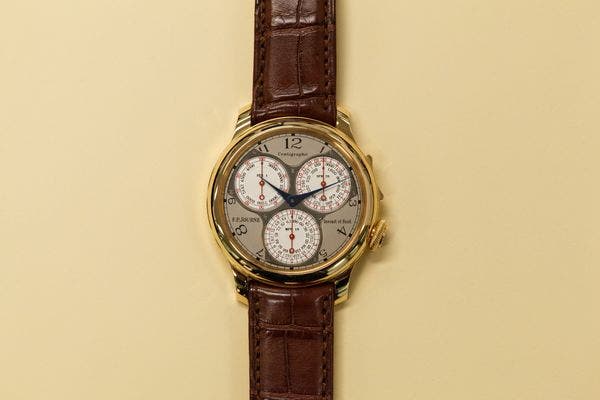 《Blackbird Watch Manual》精選拍品 : F.P. Journe「Centigraphe Souverain」