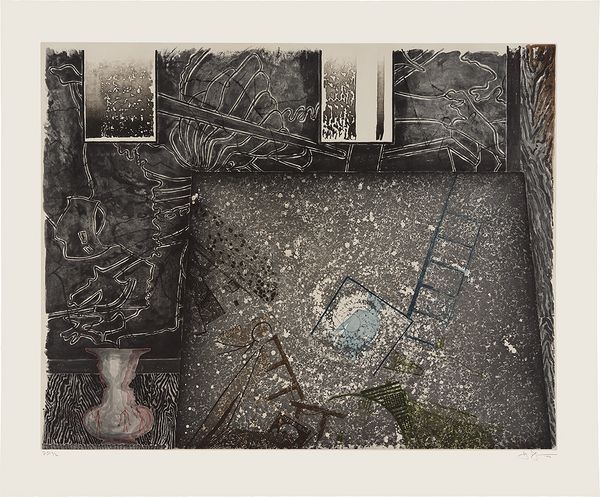 Jasper Johns, Untitled, 1992, Etching and aquatint.