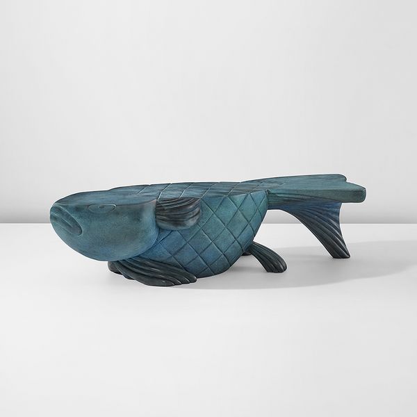 Judy Kensley McKie, “Fish” bench, 1999.