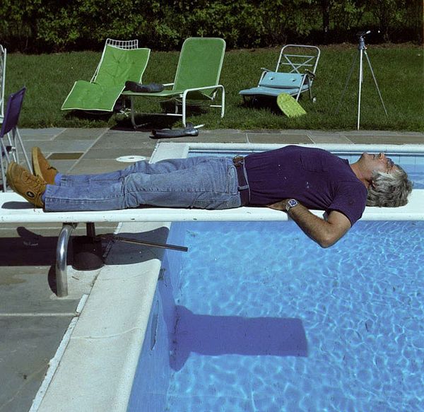 A Dip with David Hockney