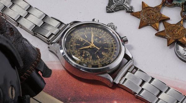 The Story Of RAF Wing Commander Douglas S. Dickins And His Rolex Chronograph 'POW'