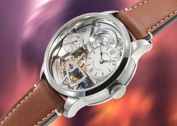 The circa 2016 handmade Naissance d'Une Montre 1, No. 1, in 18k white gold, offered at the Phillips Geneva Watch Auction: XXIII.
