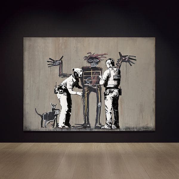 Seized: Basquiat Welcomed by the Metropolitan Police, 2017