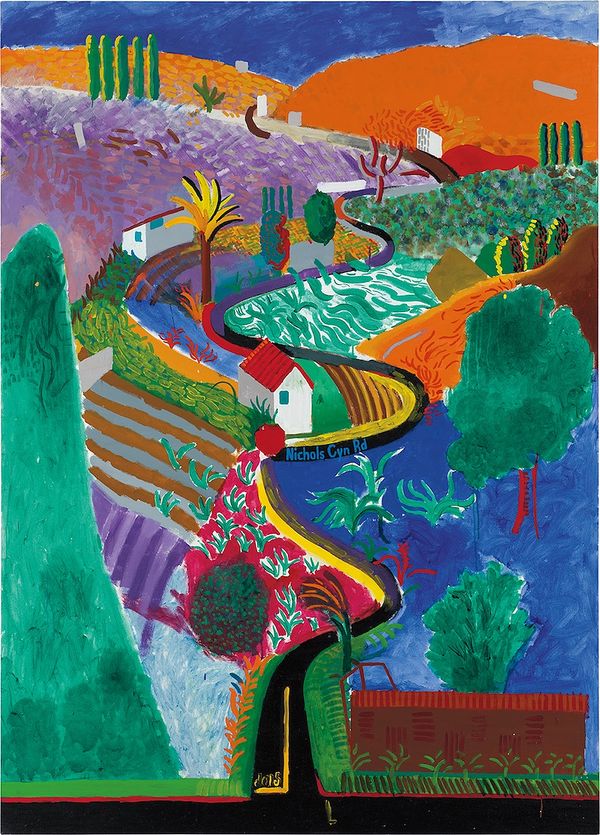 David Hockney's Wiggly Lanes