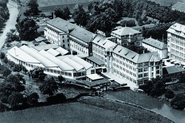 The Omega manufacture in the early 1950s.