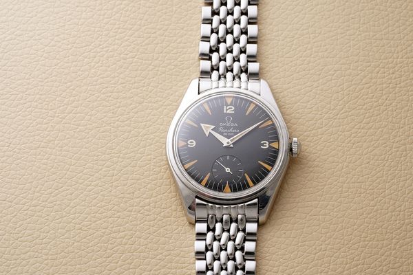 Omega Ranchero Ref 2990 with broad arrow hands for Phillips Geneva Watch Auction Eight