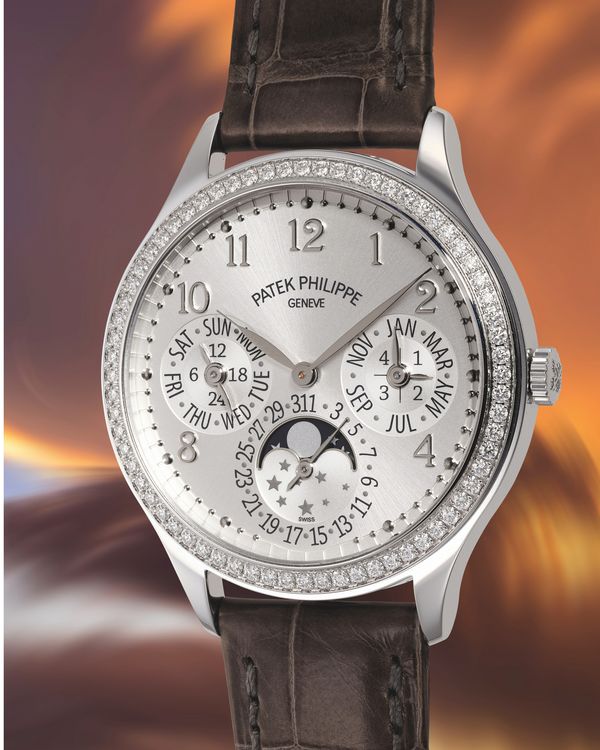 Lot 36: A Patek Philippe Ref. 7140G-001 Ladies Perpetual Calendar in 18K white gold, included in the PHILLIPS New York Watch Auction: XIV.