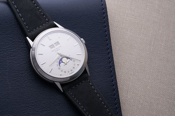 Patek Philippe Perpetual Calendar Reference 3448 in Platinum