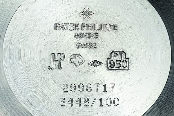 Patek Philippe Perpetual Calendar Reference 3448 Caseback