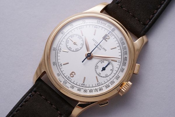 Patek Philippe Reference 530 in pink gold Geneva Watch Auction: SEVEN