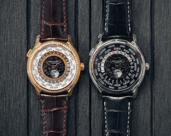 PERPETUAL Highlight: The His and Hers Patek Philippe 175th Anniversary World Timers Reference 5575 and 7175
