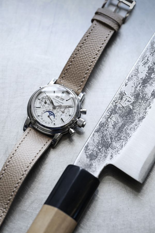 Out For A Spin: Alex Ghotbi Takes A Stainless Steel Ref. 5004 To A Cooking Lesson With Chef Jérôme Manifacier