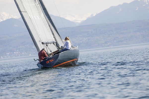 Out For A Spin: Clara Kessi Sails Across Lake Geneva With A Pair Of IWC Yacht Clubs