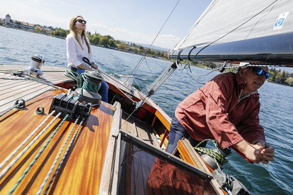 Out For A Spin: Clara Kessi Sails Across Lake Geneva With A Pair Of IWC Yacht Clubs