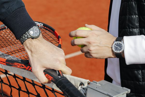 Out For A Spin: Edoardo Bolla Takes A Patek Philippe Aquanaut Ref. 5065A To The Tennis Courts