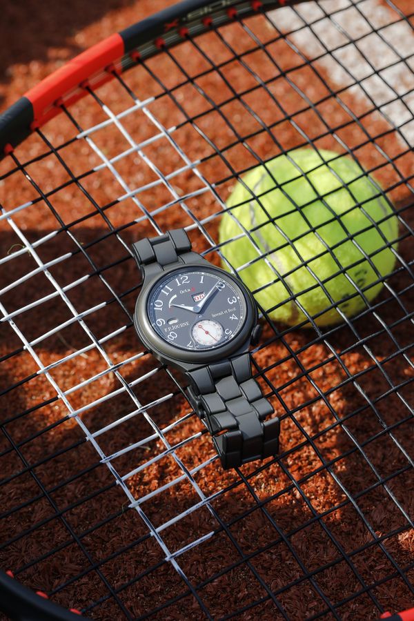Out For A Spin: Edoardo Bolla Takes A Patek Philippe Aquanaut Ref. 5065A To The Tennis Courts