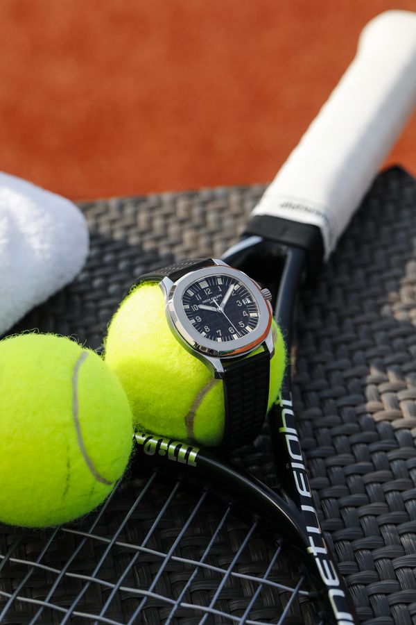Out For A Spin: Edoardo Bolla Takes A Patek Philippe Aquanaut Ref. 5065A To The Tennis Courts