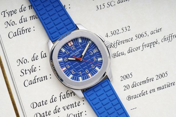 Auction Preview: Important And Rare Patek Philippe Aquanaut Models