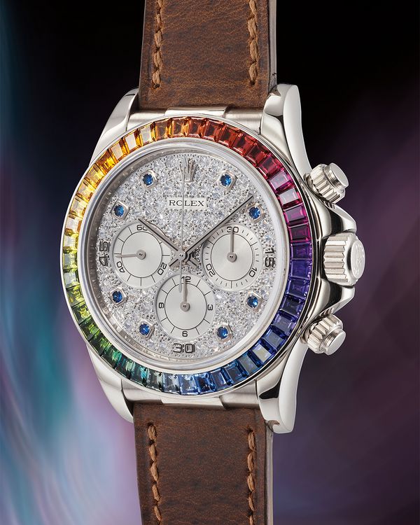 A Deep Dive into Rolex's First 'Rainbow' Cosmograph Daytona