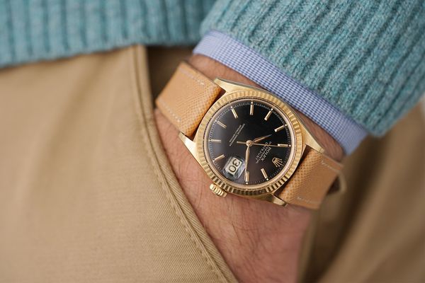Rolex Datejust in pink gold