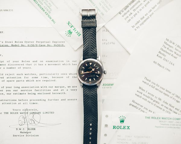 Phillips Perpetual Presents: The Rolex Explorer Ref. 6150 Worn By Tony Streather During His Ascent Of Kangchenjunga