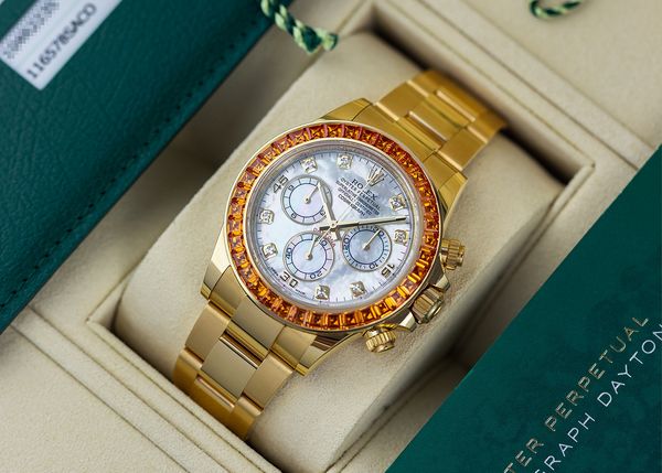 Perpetual Picks: A Pair Of Precious-Metal Rolex Daytonas With Mother-Of-Pearl Dials