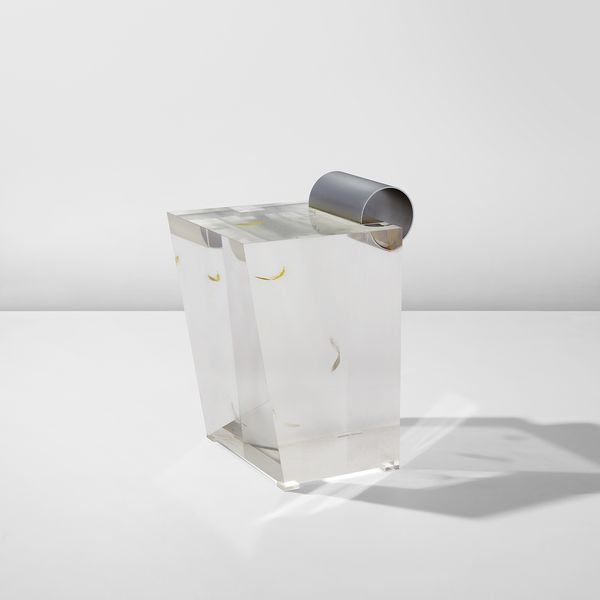 Shiro Kuramata, "Acrylic Stool," designed for the Spiral boutique, The Axis Building, Roppongi, Tokyo