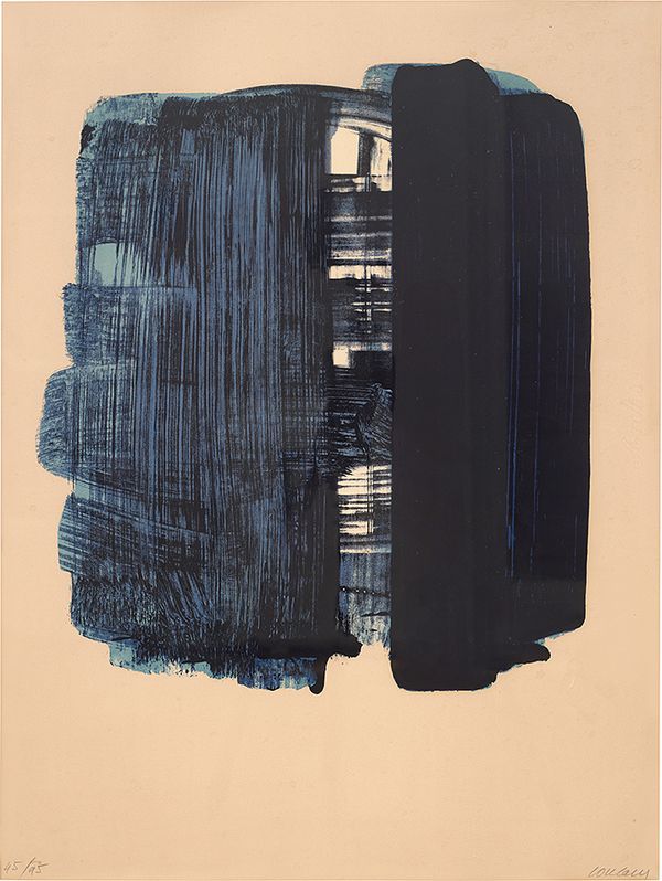 Pierre Soulages, Lithographie No. 33, 1974