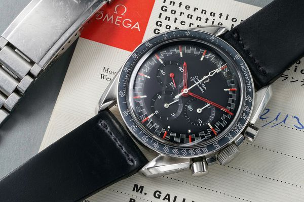 Omega Speedmaster Moonwatch Red Racing
