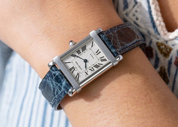 Perpetual Picks: Born In Paris, This Rare '90s Cartier Tank Was Inspired By East Asian Decorative Arts