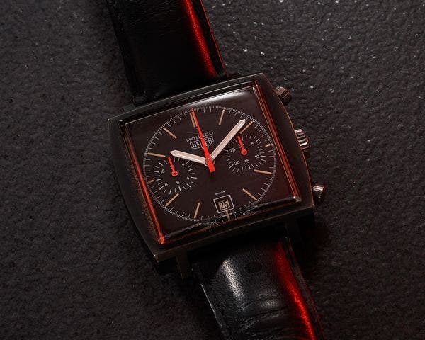 The Black Heuer Monaco Reference 74033N