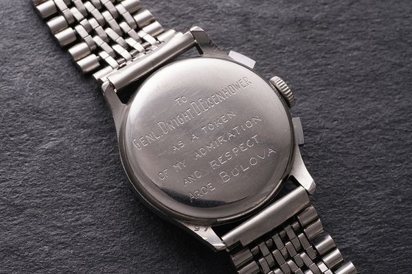 The Bulova Chronograph Presented To General (Later President) Dwight D. Eisenhower