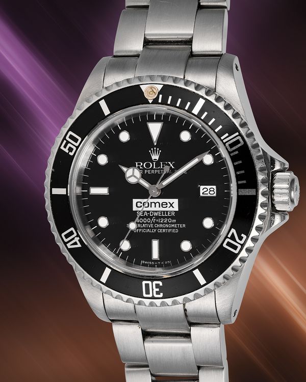 A Rolex Sea-Dweller 'COMEX' Owned By Legendary Scuba Diver Theo Mavrostomos