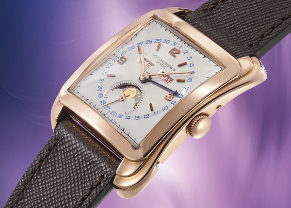 A 1958 Vacheron Constantin 'Cioccolatone' in 18k pink gold that's included in the Phillips Geneva Watch Auction: XXIII.