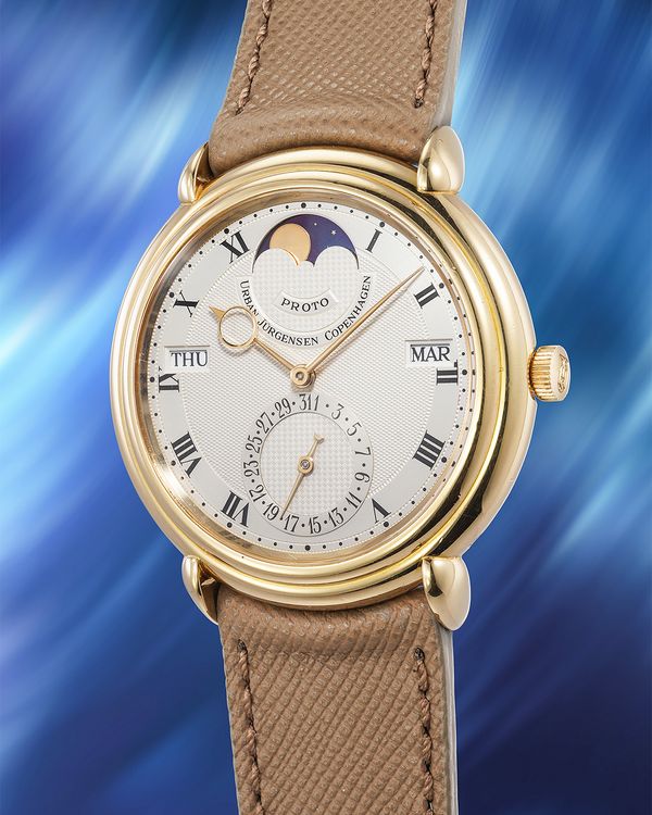 A 1996 Urban Jürgensen Reference 2 'Prototype' in 18k yellow gold that is included in the Phillips Geneva Watch Auction: XXIII
