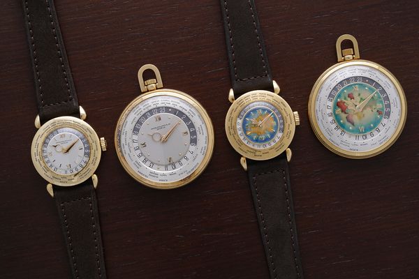Same, But Different: Two Matching Pairs of Vintage Patek Philippe Worldtimers