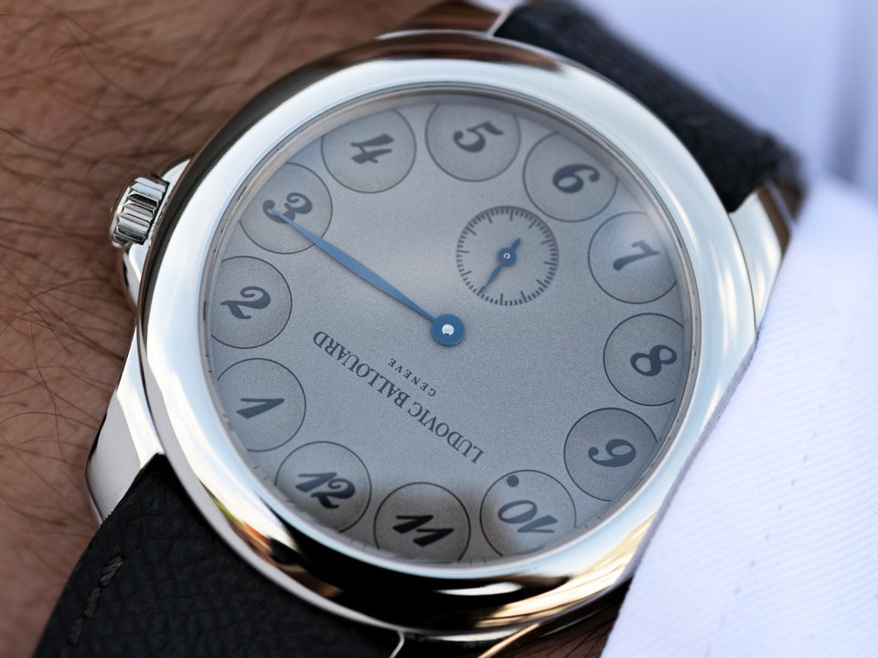 Ludovic Ballouard Upside Down in platinum, available from Phillips Perpetual